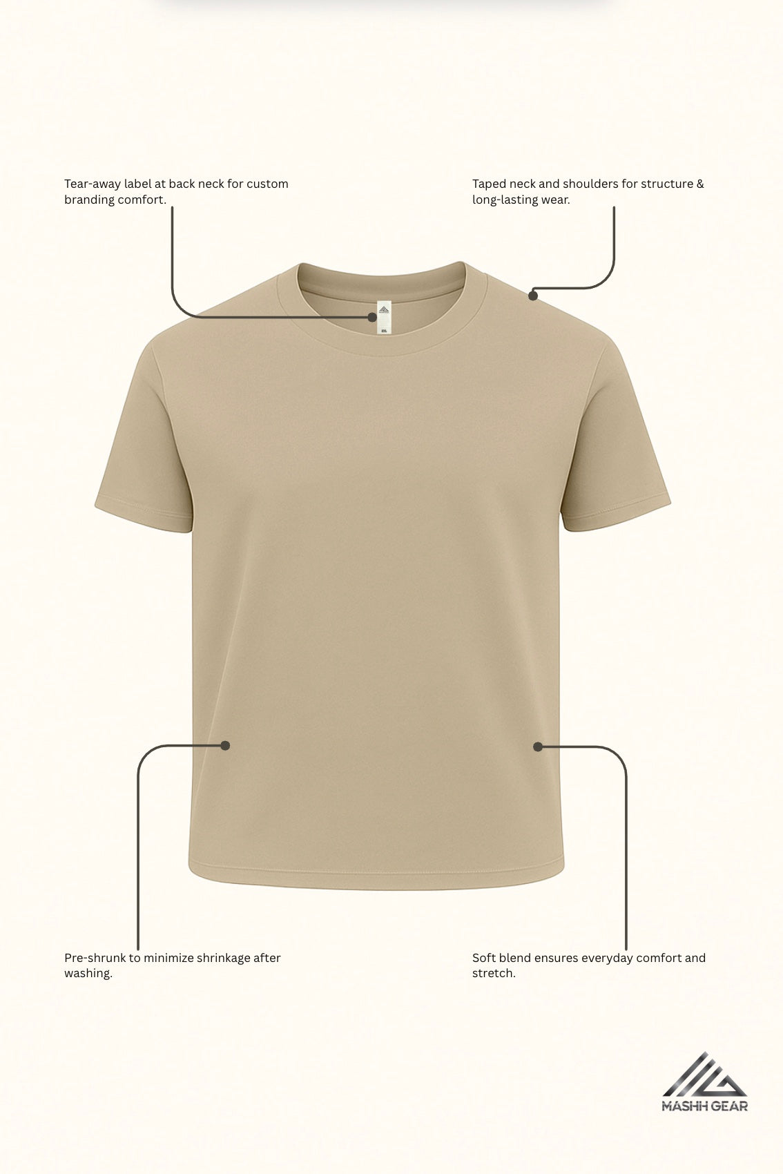 Blankify--3 pack Extra Soft Medium Weight Short Sleeve T-Shirts
