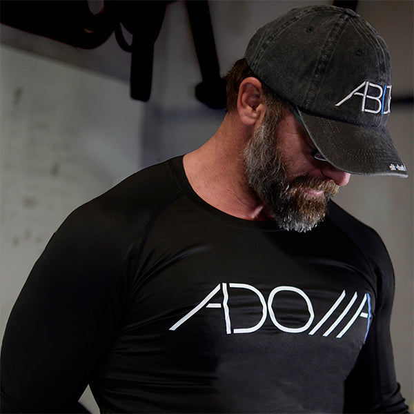 ADONAI (Lord) -  Long-Sleeve Dry-Fit - Midnight Black