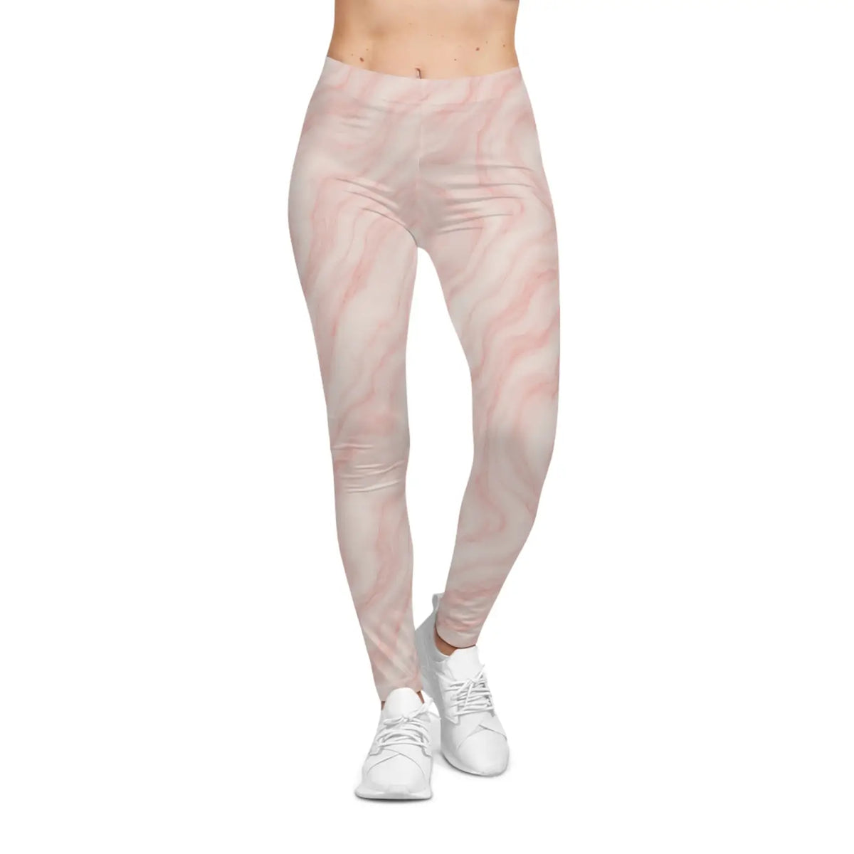 DipaliZ Marble Print Leggings Fashionable Workout Gear