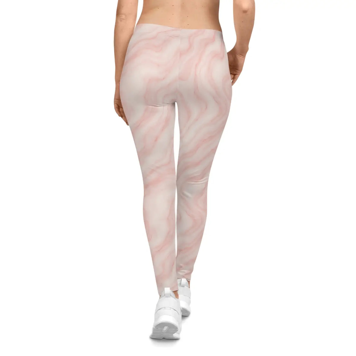 DipaliZ Marble Print Leggings Fashionable Workout Gear