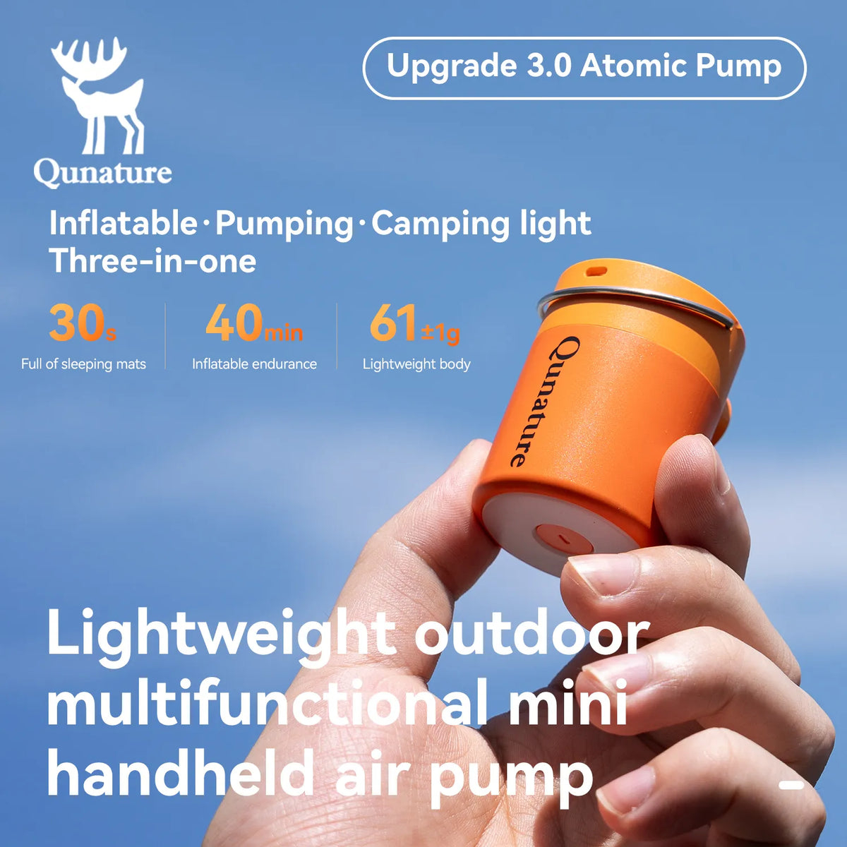 Multi-Use Mini Air Pump – Portable & Rechargeable for Inflatables