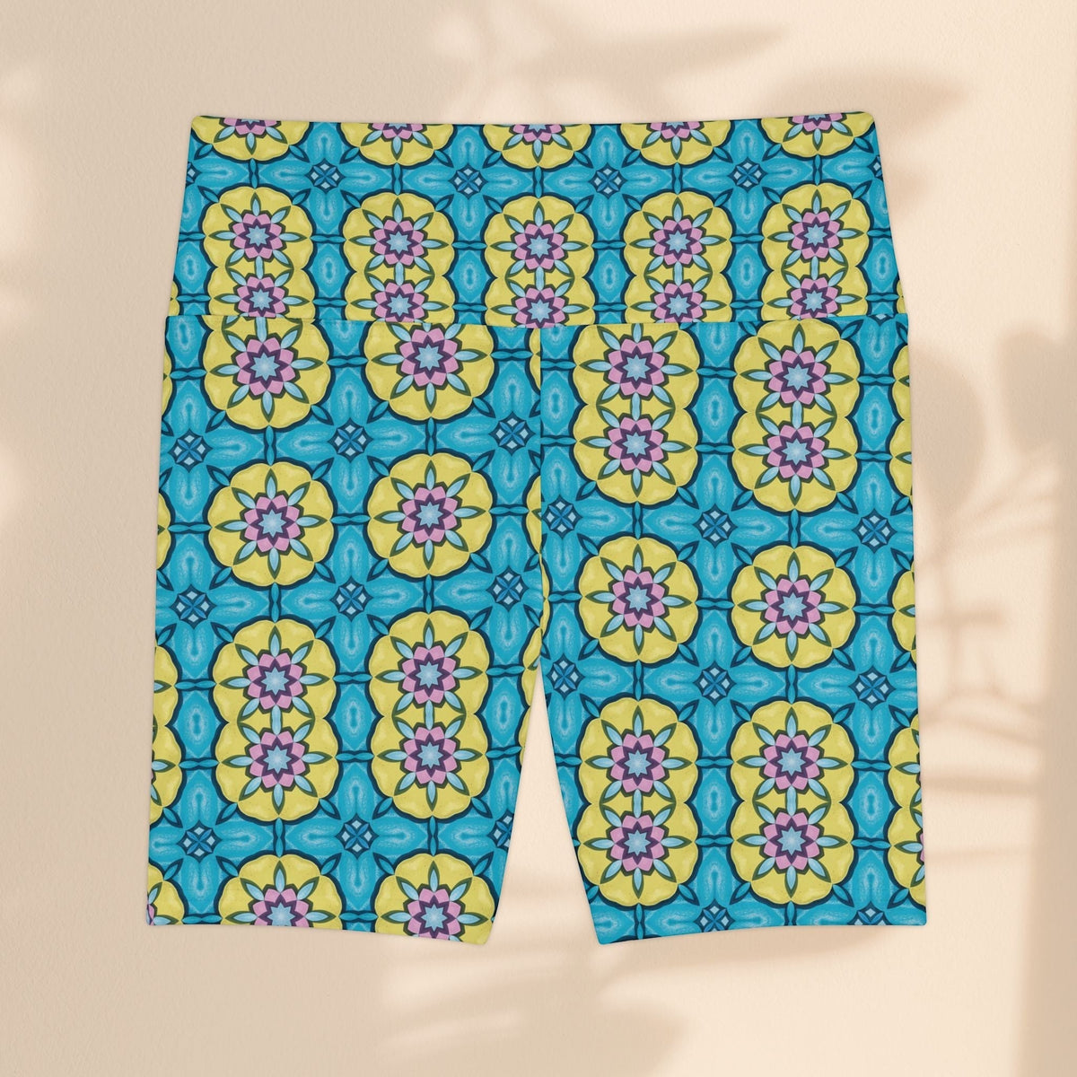 Circle Flowers Women's Workout Shorts - Comfortable & Stylish Athletic Gear