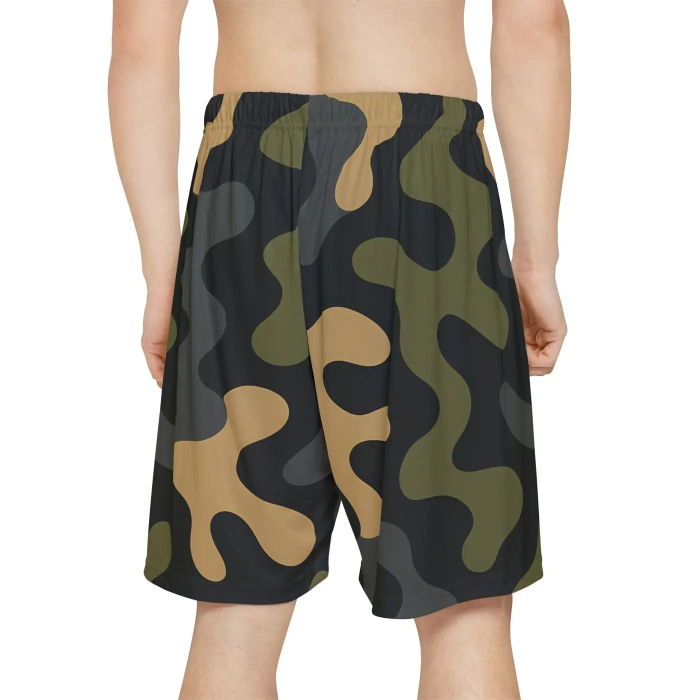 DipaliZ Camo Men’s Sports Shorts – Summer Workout Gear