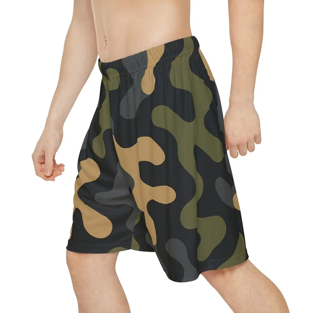 DipaliZ Camo Men’s Sports Shorts – Summer Workout Gear