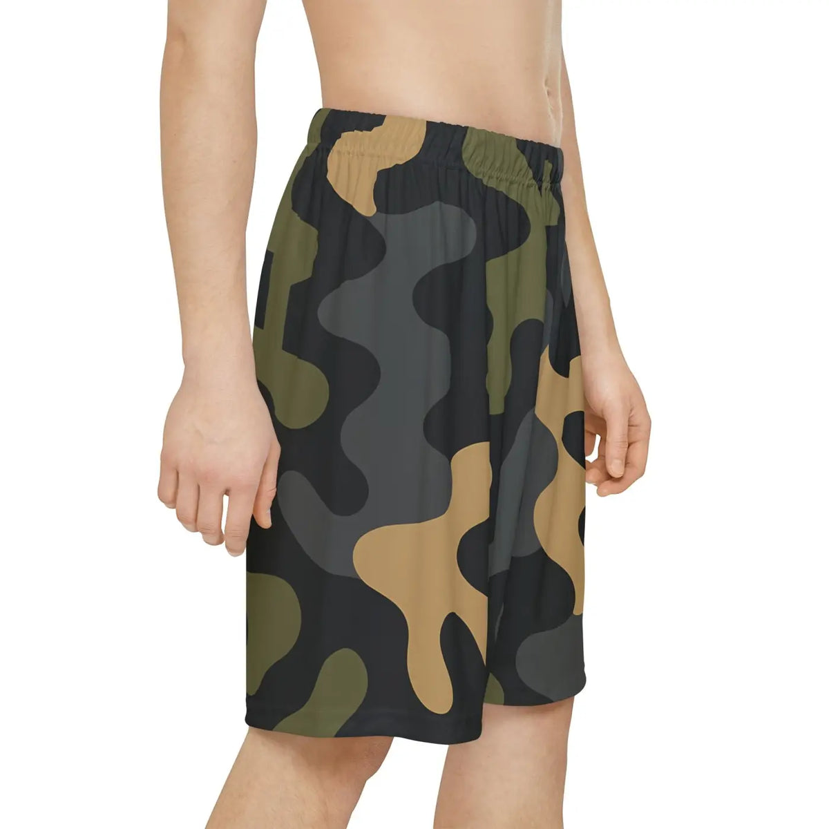 DipaliZ Camo Men’s Sports Shorts – Summer Workout Gear