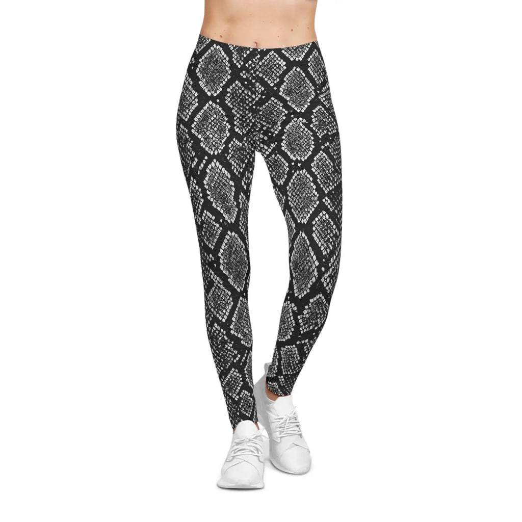 DipaliZ Snake Print Leggings Trendy Workout Gear Size Xs Xl