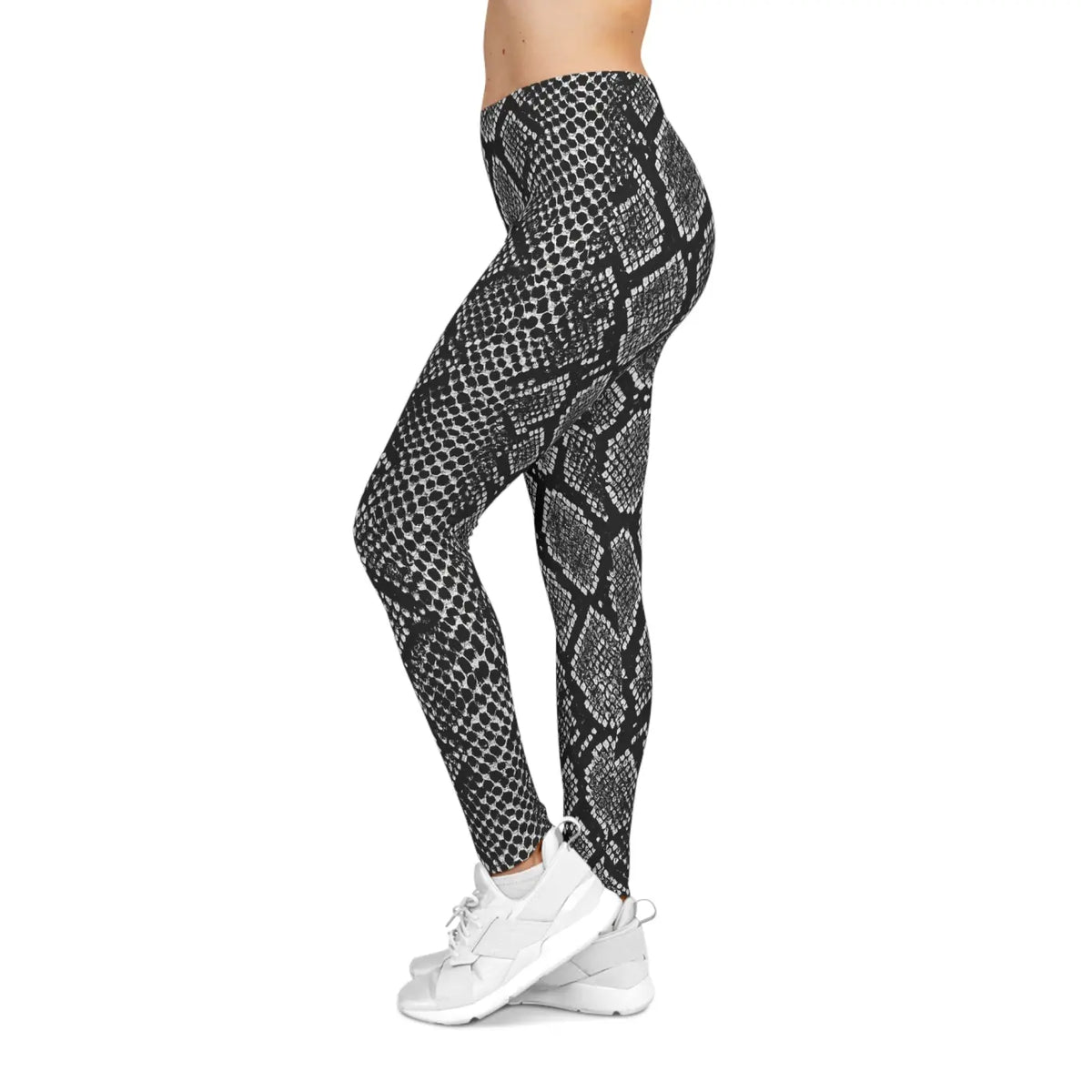 DipaliZ Snake Print Leggings Trendy Workout Gear Size Xs Xl